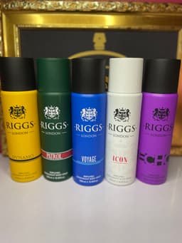 Riggs body spray